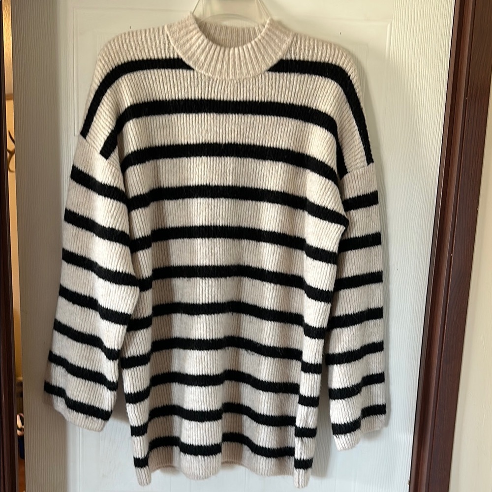 Striped Black and White Sweater